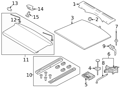 Interior Trim - Rear Body for 2012 Land Rover Range Rover Evoque #0