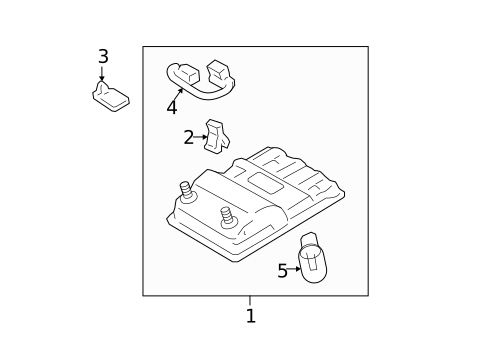 Overhead Console for 2010 Toyota Camry #0