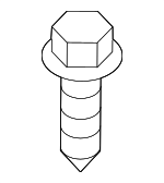 N91096801 - HVAC: A/C Refrigerant Line Bolt for Volkswagen Image