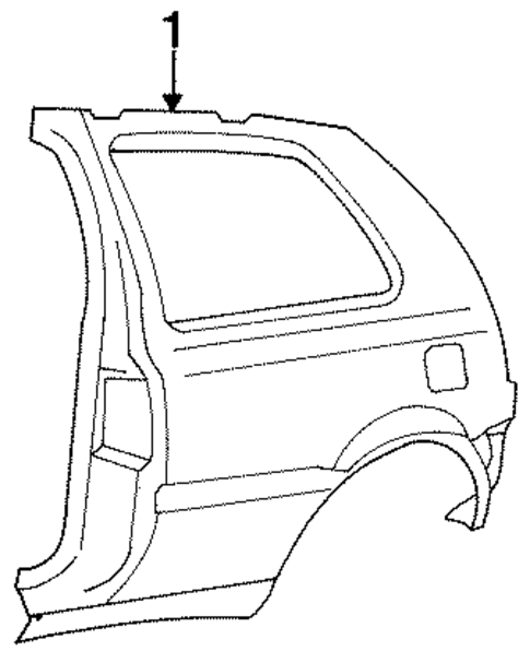 Quarter Panel & Components for 1997 Volkswagen Golf #0