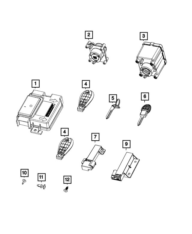 56029943AB - Electrical: Hub Receiver for Mopar Image