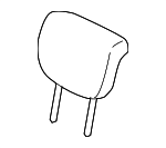 7197035011B3 - Body: Headrest for Toyota: 4Runner Image