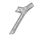 8628055 - Body: Windshield Pillar Reinforced for Volvo: XC90 Image