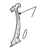 30799069 - Body: Center Pillar Reinforced for Volvo: XC90 Image
