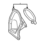 4502511010 - Steering: Hole Cover for Lexus: LC500, LC500h Image