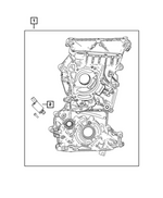 68599165AA - Engine: Timing Case Cover for Mopar Image