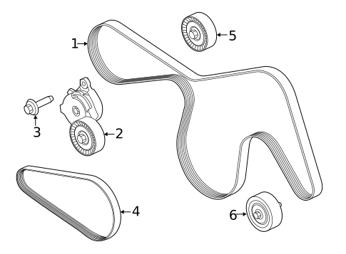 Belts & Pulleys for 2022 Ford F-150 #0