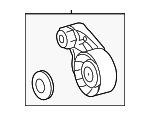9A110221101 - Cooling System: Tension Pulley for Porsche: 911, Boxster, Cayman Image