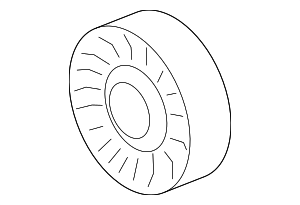 9A110221200 - Cooling System: Pulley for Porsche Image