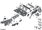 51485A1D982 - Vehicle Trim: Sound Insulation Tunnel Front for BMW Image