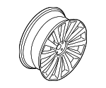 LC5Z1007E - : 2020-2023 Lincoln Aviator - Wheel, Alloy for Lincoln: Aviator Image