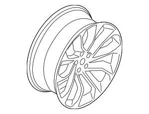 LC5Z1007D - : Wheel, Alloy for Lincoln: Aviator Image