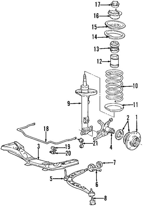 Suspension Components for 2007 BMW Z4 #1