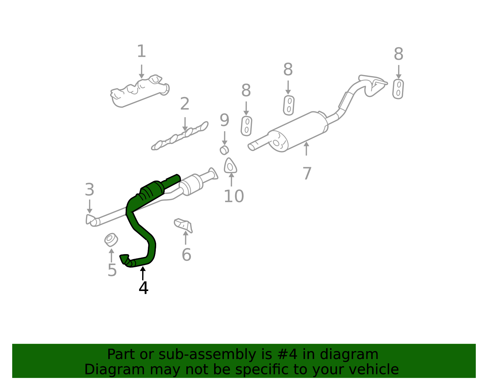2012-2020 GM Catalytic Converter 19420297 | OEM GM Parts