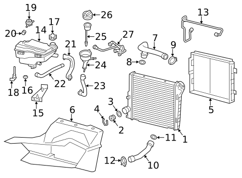 Radiator & Components for 2016 Porsche Cayman #0