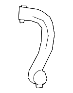 98110627000 - Cooling System: Reservoir Hose for Porsche: 718 Boxster, 718 Cayman, 718 Spyder, Boxster, Cayman Image