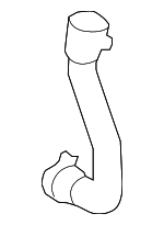 98110627500 - Cooling System: Filler Hose for Porsche: 718 Boxster, 718 Cayman, 718 Spyder, Boxster, Cayman Image