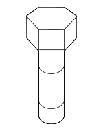 N01024426 - Electrical: Knock Sensor Bolt for Volkswagen Image