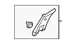 85840J3010NNB - Body: Upper Center Pillar Trim for Hyundai Image