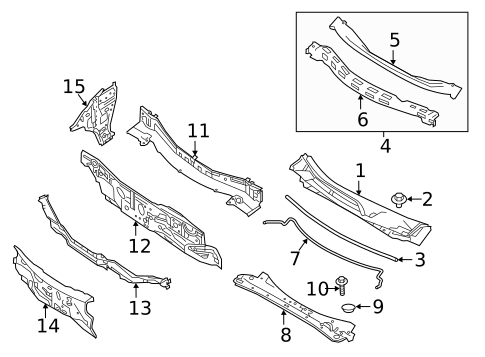 Cowl for 2023 Nissan Murano #0