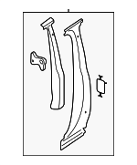4L0810073 - : Center Pillar Reinforced for Audi: Q7 Image