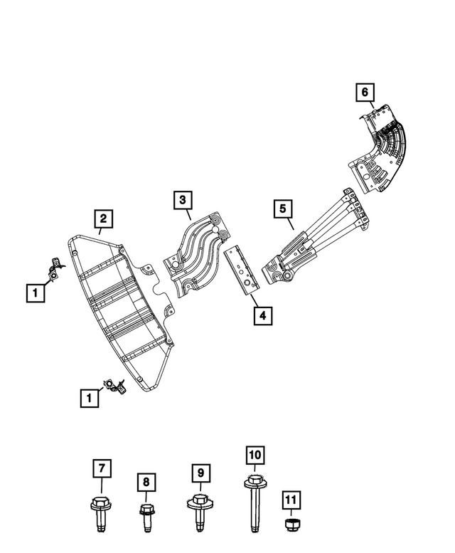 6513383AA - Engine: Hex Flange Head Lock Bolt for Mopar Image image