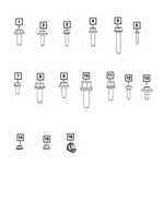 68245818AA - High Voltage Powertrain Systems: Hex Flange Head Screw for Chrysler: 300 | Dodge: Challenger, Charger | Jeep: Wagoneer S Image