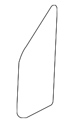 68010106AA - Body: Vent Glass for Dodge: Sprinter 2500, Sprinter 3500 Image