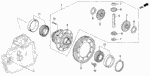 41321PL5Z02 - Transmission - Automatic: SHAFT, PINION for Honda Image
