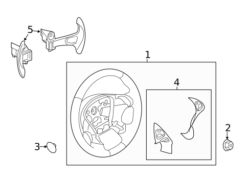 Steering Wheel & Trim for 2011 INFINITI M56 #1