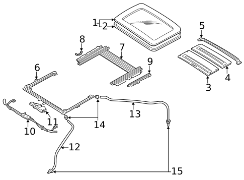 Sunroof for 2001 Mitsubishi Eclipse #0