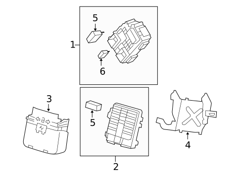 Fuse & Relay for 2012 Cadillac Escalade #1