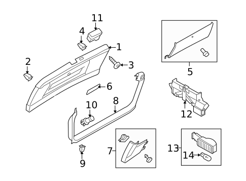 Interior Trim for 2009 Audi Q5 #0