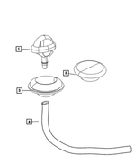 5182497AA - Electrical: Liftgate Washer Nozzle for Mopar Image