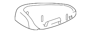 991731719041E0 - Body: Door Mirror Cover for Porsche Image