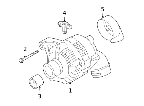 Alternator/Generator & Related Components for 2005 BMW Z4 #0
