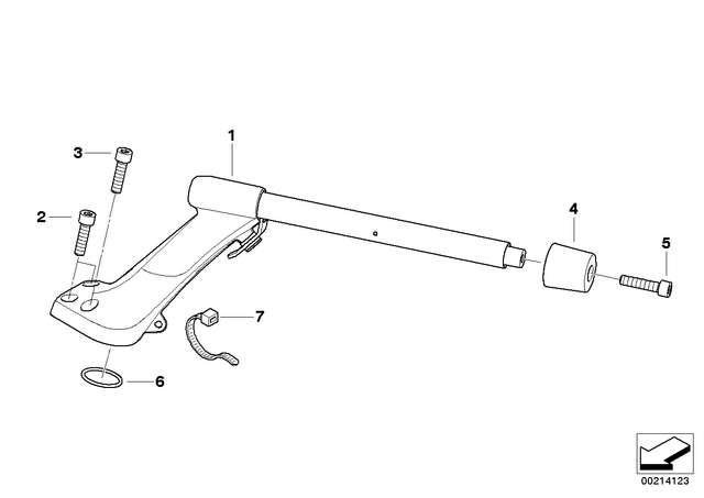 32718543462 - : Handlebar, Right for BMW-Motorrad Image