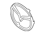 D10J51730 - Accessories: Grille Emblem for Mazda Image