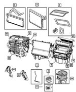 5012700AA - Air Conditioners and Heaters: Tapping Screw, Blower Motor for Mopar Image