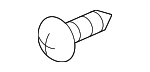 93913242J0 - Body: Grille Cover Screw for Honda: Accord, Civic, Clarity, CR-V, Odyssey, Passport, Pilot, Ridgeline Image