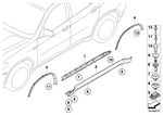51777176235 - Vehicle Trim: Cover, Wheel Arch, Front Left for BMW Image