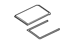 4M0877056F - Body: Rear Glass for Audi Image