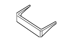 4M0877651B - Body: Air Deflector for Audi Image