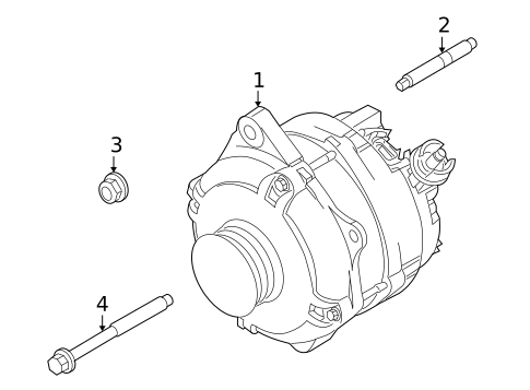 Alternator for 2010 Lincoln MKT #0