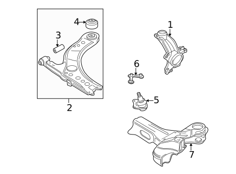Suspension Components for 2005 Volkswagen Golf #0