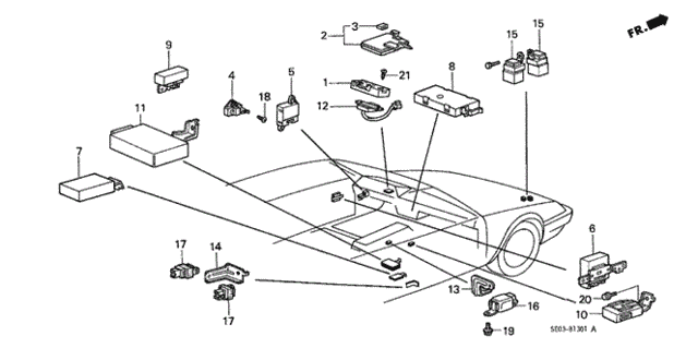 Controller (1) for 1987 Honda Accord #0