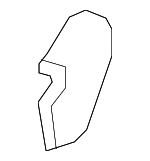 81248SZAA41ZB - : 2009-2015 Honda Pilot - Cover R Reclining (Inner) *NH167L* (Graphite Black) for Honda: Pilot Image