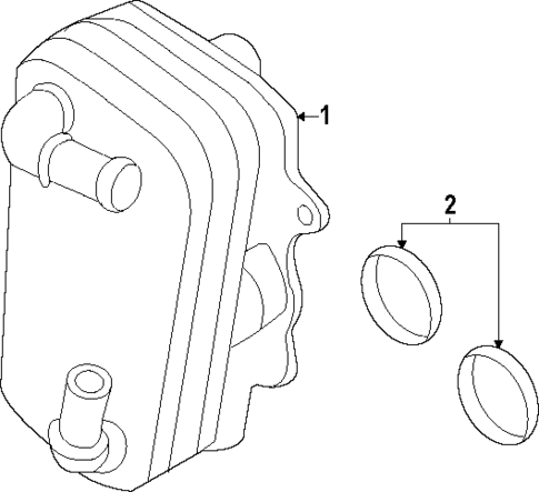 Oil Cooler for 2025 Ford F-350 Super Duty #0