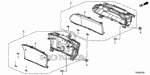 78100TR0A12 - Electrical/Exhaust/Heater/Fuel: METER ASSY., COMBINATION for Honda Image