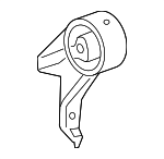 25791900 - Engine: Rear Trans Mount for Chevrolet: Malibu | Pontiac: G6 | Saturn: Aura Image